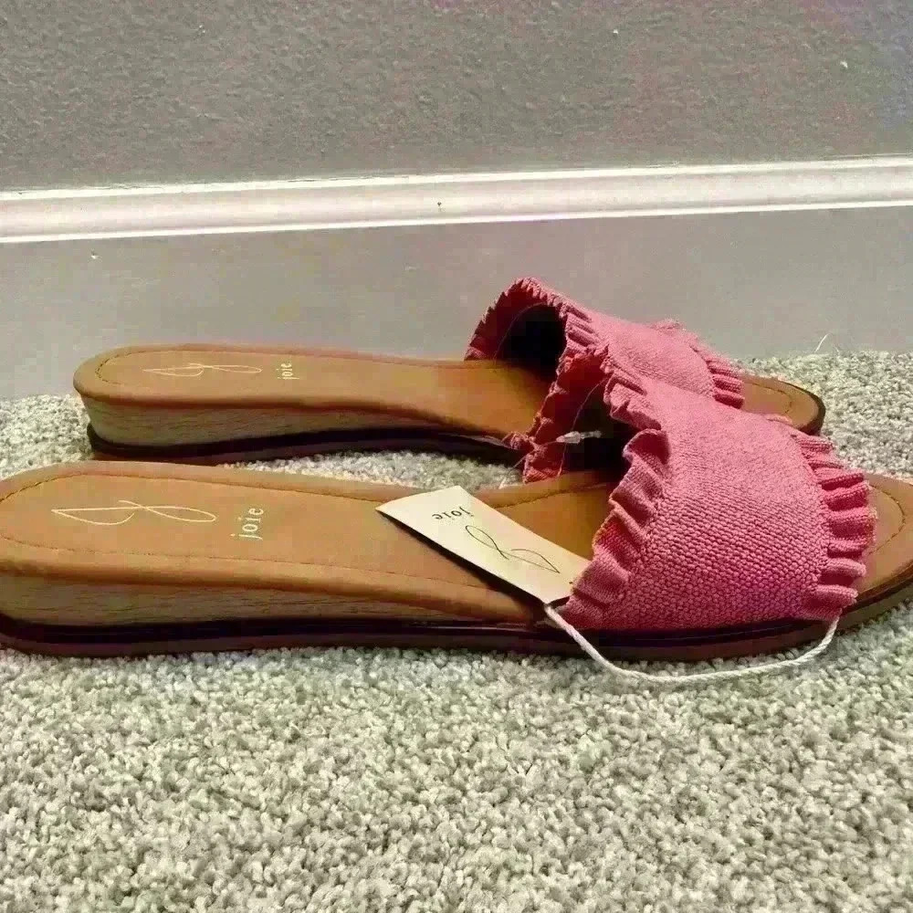 NWT Joie Eidel Slide Pink Size 10‎ - Picture 3 of 7
